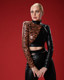 Animal Print Crop Top